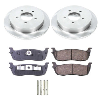 Callahan Brake Parts® - Plain Rear Brake Kit