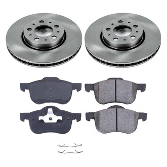 Callahan Brake Parts® - Plain Front Brake Kit