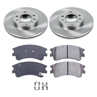 Callahan Brake Parts® - Plain Front Brake Kit