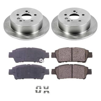 Callahan Brake Parts® - Plain Rear Brake Kit