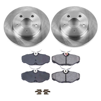 Callahan Brake Parts® K018391 - Plain Rear Brake Kit