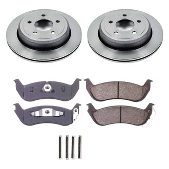 Callahan Brake Parts® - Plain Rear Brake Kit