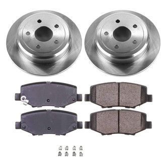 Callahan Brake Parts® - Plain Rear Brake Kit