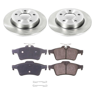 Callahan Brake Parts® - Plain Rear Brake Kit