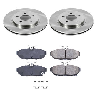 Callahan Brake Parts® - Plain Rear Brake Kit