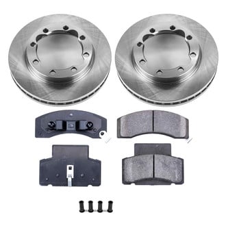 Callahan Brake Parts® - Plain Front Brake Kit