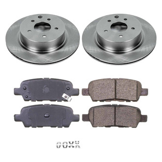 Callahan Brake Parts® - Plain Rear Brake Kit