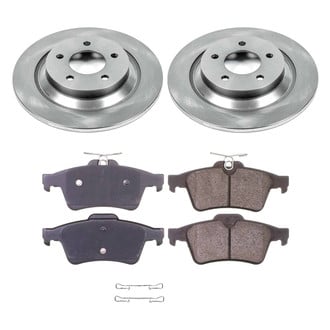 Callahan Brake Parts® - Plain Rear Brake Kit