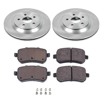 Callahan Brake Parts® - Plain Rear Brake Kit