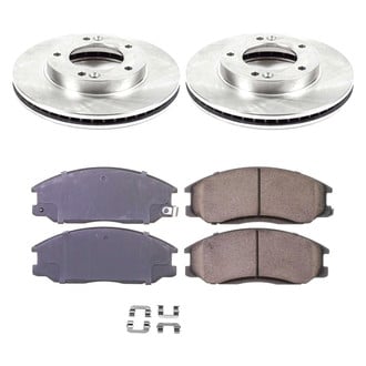 Callahan Brake Parts® - Plain Front Brake Kit