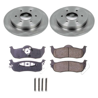 Callahan Brake Parts® - Plain Rear Brake Kit