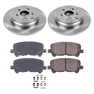 Callahan Brake Parts® - Plain Rear Brake Kit