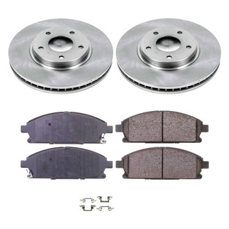 Callahan Brake Parts® - Plain Front Brake Kit