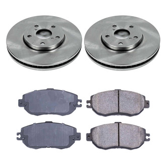Callahan Brake Parts® - Plain Front Brake Kit