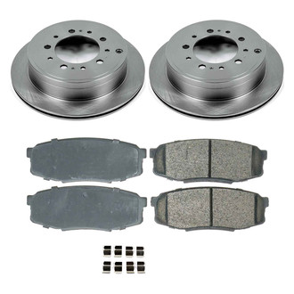 Callahan Brake Parts® - Plain Rear Brake Kit