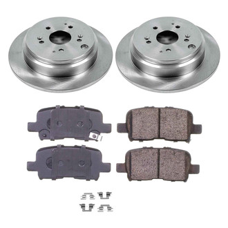 Callahan Brake Parts® - Plain Rear Brake Kit