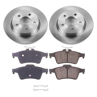 Callahan Brake Parts® - Plain Rear Brake Kit