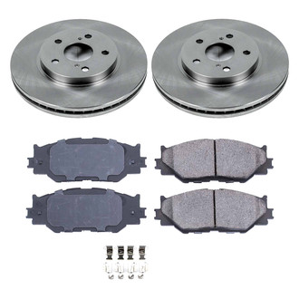 Callahan Brake Parts® - Plain Front Brake Kit