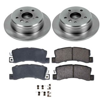 Callahan Brake Parts® - Plain Rear Brake Kit