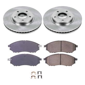 Callahan Brake Parts® - Plain Front Brake Kit