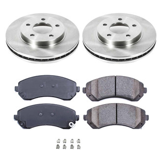 Callahan Brake Parts® - Plain Front Brake Kit
