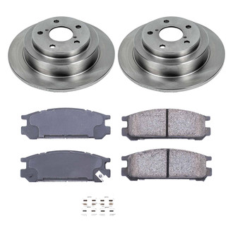 Callahan Brake Parts® K018479 - Plain Rear Brake Kit