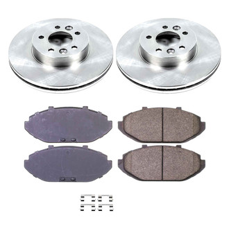 Callahan Brake Parts® - Plain Front Brake Kit