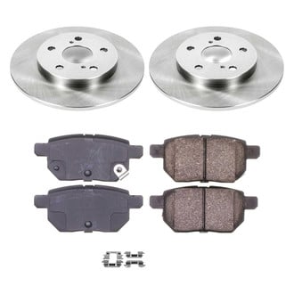 Callahan Brake Parts® - Plain Rear Brake Kit