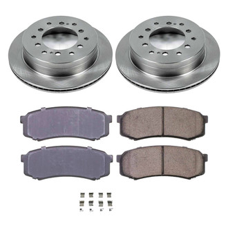 Callahan Brake Parts® - Plain Rear Brake Kit