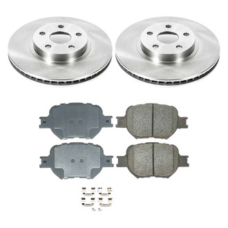 Callahan Brake Parts® - Plain Front Brake Kit