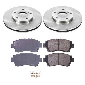 Callahan Brake Parts® - Plain Front Brake Kit