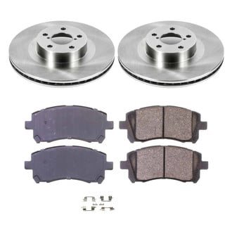 Callahan Brake Parts® - Plain Front Brake Kit