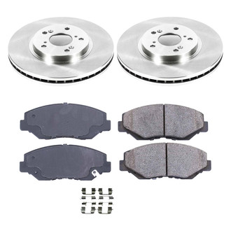 Callahan Brake Parts® - Plain Front Brake Kit