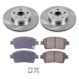 Callahan Brake Parts® - Plain Front Brake Kit