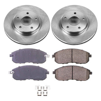 Callahan Brake Parts® - Plain Front Brake Kit