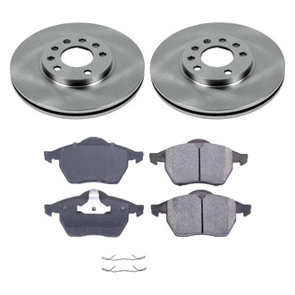 Callahan Brake Parts® - Plain Front Brake Kit