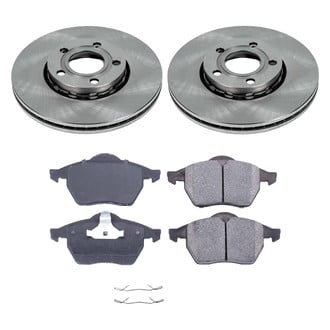 Callahan Brake Parts® - Plain Front Brake Kit