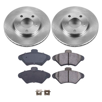 Callahan Brake Parts® - Plain Front Brake Kit