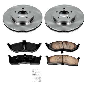 Callahan Brake Parts® - Plain Front Brake Kit