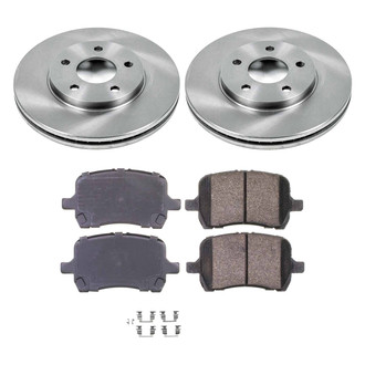 Callahan Brake Parts® - Plain Front Brake Kit