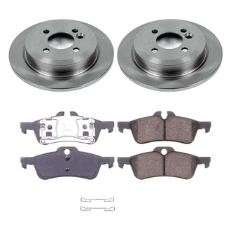 Callahan Brake Parts® - Plain Rear Brake Kit