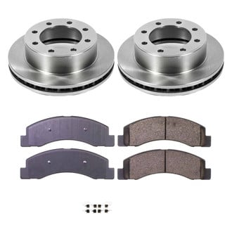 Callahan Brake Parts® - Plain Front Brake Kit
