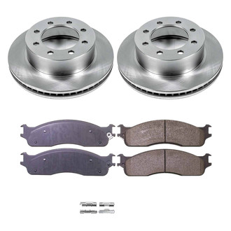 Callahan Brake Parts® - Plain Front Brake Kit