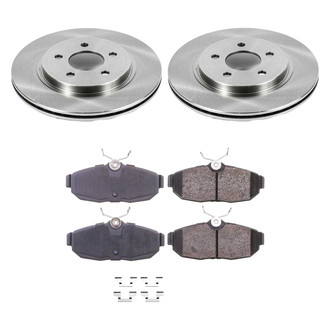 Callahan Brake Parts® - Plain Rear Brake Kit