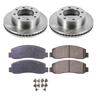 Callahan Brake Parts® - Plain Front Brake Kit