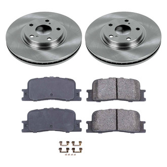 Callahan Brake Parts® - Plain Front Brake Kit