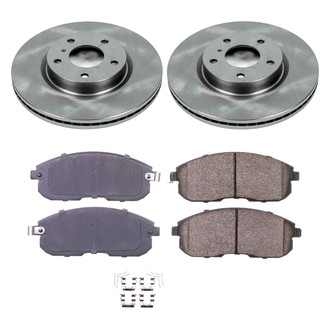 Callahan Brake Parts® - Plain Front Brake Kit