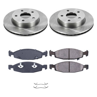 Callahan Brake Parts® - Plain Front Brake Kit
