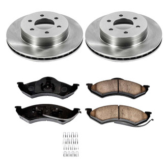 Callahan Brake Parts® - Plain Front Brake Kit