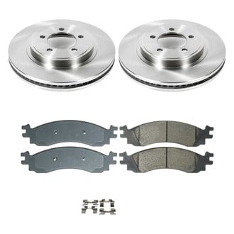 Callahan Brake Parts® - Plain Front Brake Kit